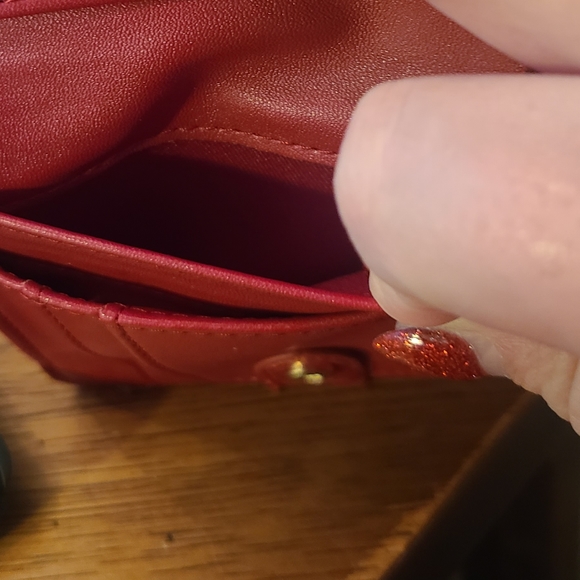 Small Red wallet - Picture 3 of 6